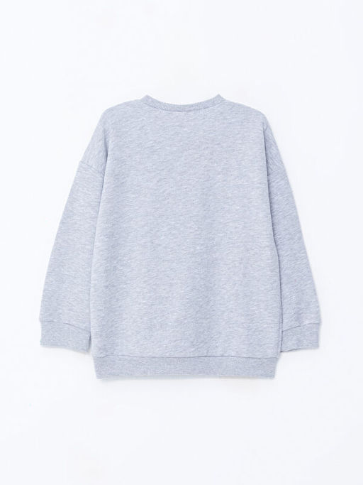 Bisiklet Yaka Uzun Kollu Bask?l? Erkek Bebek Sweatshirt - Waikiki фото 2