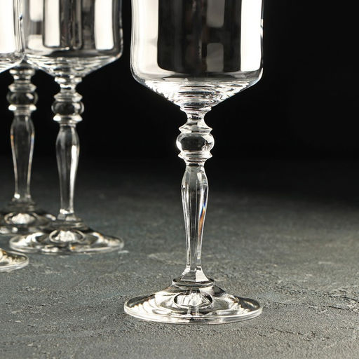 Набор бокалов для вина из хрустального стекла «Грация», 300 мл, 6 шт.