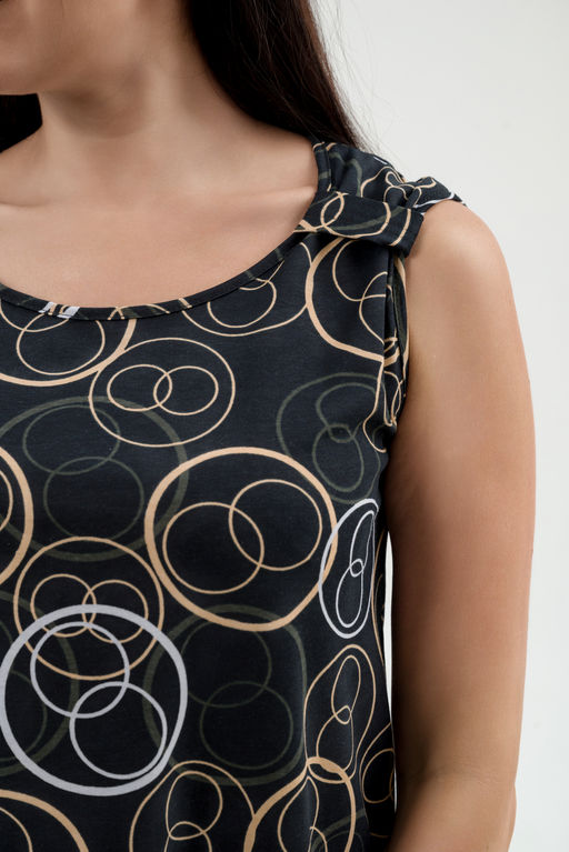 Платье женское из кулирки Кэтрин кольца макси - Амадэль фото 8