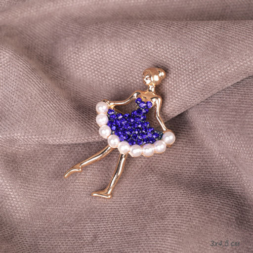 Брошь Балерина / GM273-29 /уп 24/