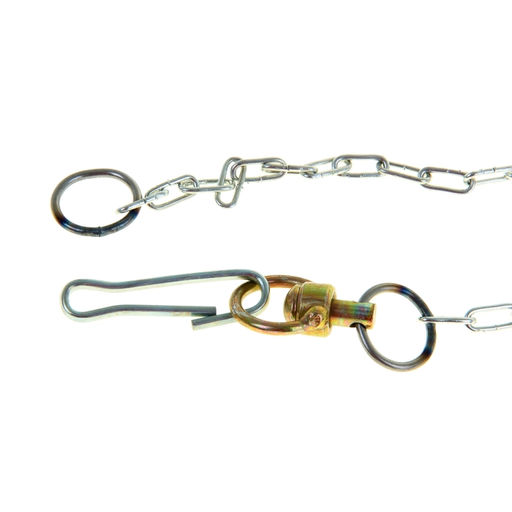 Цепь для привязи собак, 3 м, калибр 2 х 9 мм, белая - Simaland фото 2