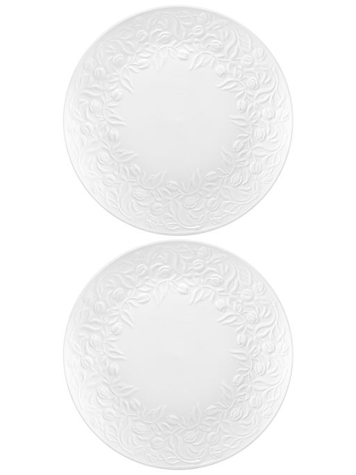 Набор тарелок для закуски 2 пр. 23*23*2,5 см Тюльпаны, фарфор - Elan gallery фото 3