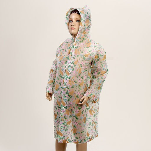 Дождевик детский «Зайчики», рост 125-155 см