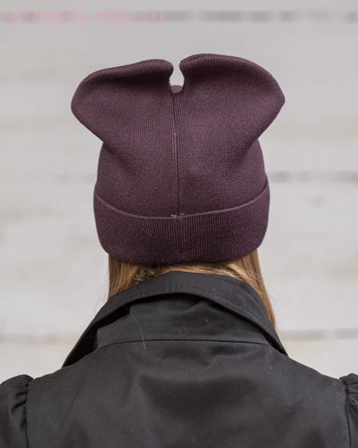 S 711 Шапка с ушками (56-58)