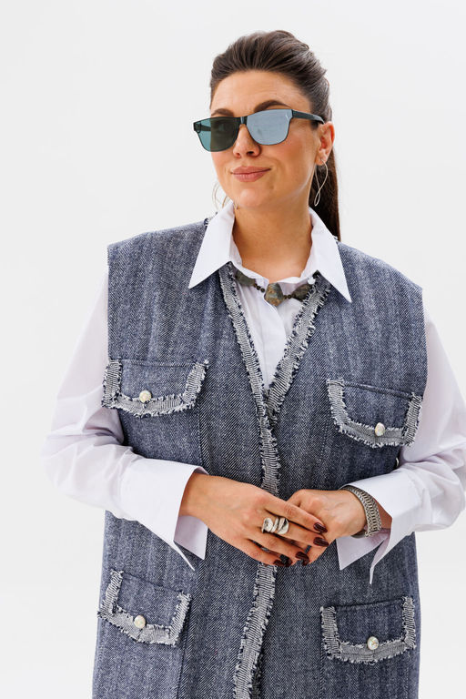 Жилет ANELLI 1366 цвет бури  фото 2