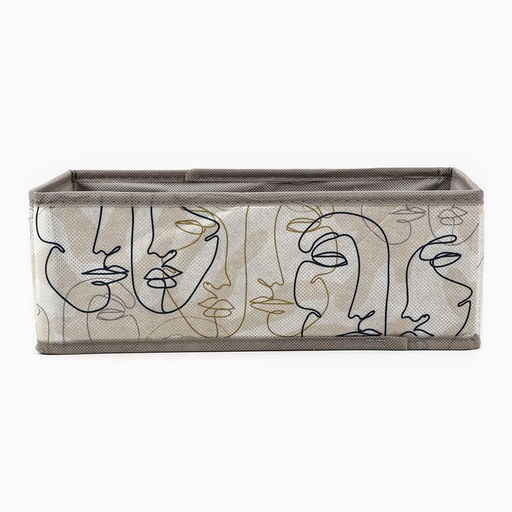 Органайзер для хранения, кофр для белья 8 ячеек Лица, 281610 см - See you home фото 3