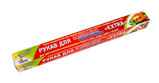 Рукав для запекания п/эт. 0.3х3м с завязками "Komfi/Запекайка"