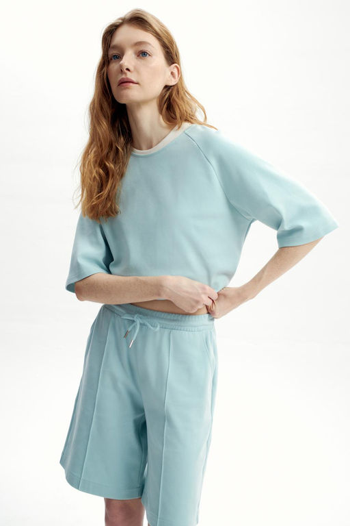 ЕВТ 4128/ментоловый шорты жен