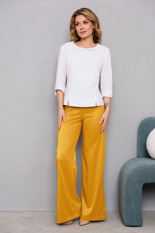 Блуза AMORI 6461 молочный  фото 2