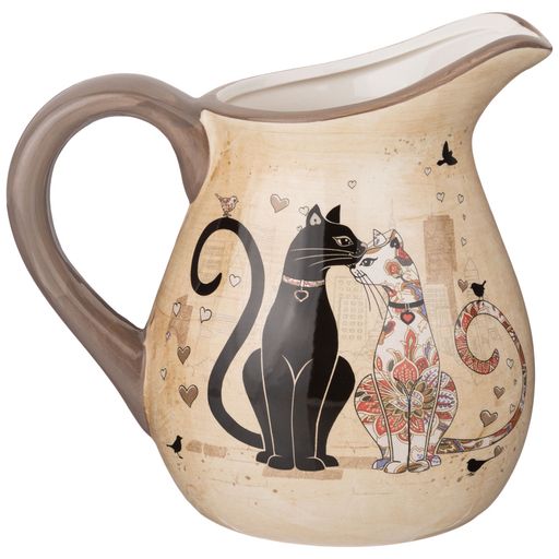 КУВШИН AGNESS ПАРИЖСКИЕ КОТЫ 18*13*16,5 СМ 1150 МЛ  фото 3
