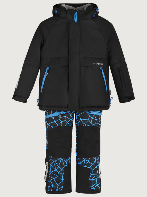 Костюм 7з2925 черный/электрик