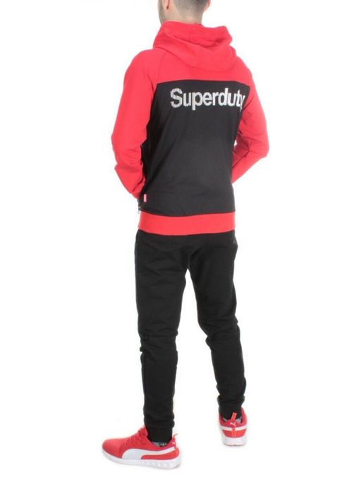TA5087 RED Спортивный костюм мужской TEUYOEOR (75% хлопок 20% полиэстер 5% спандекс) - Fashion фото 4