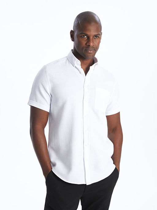 Regular Fit K?sa Kollu Arm?rl? Erkek G?mlek