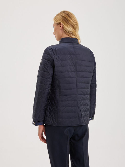 Куртка женская двухсторонняя LS-303219-DN, 
темно-синий/принт лимоны - Steinberg фото 3