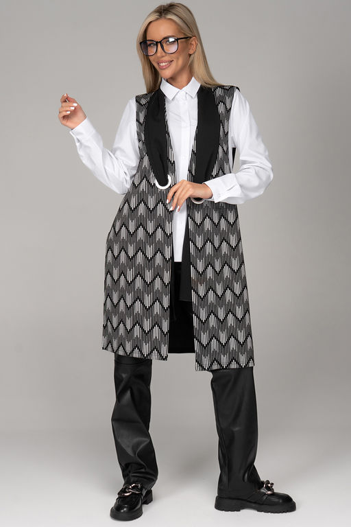 Жилет Высокая классика (зебра) - Эльза фото 21