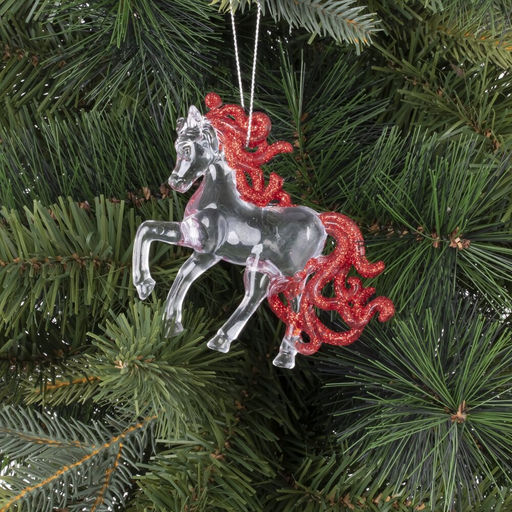 Украшение новогоднеe "Лошадь", L10 W3 H9,5 см