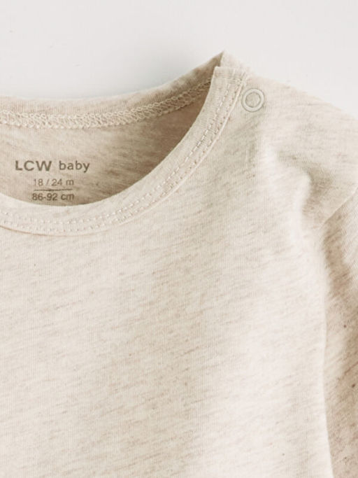 Bisiklet Yaka Erkek Bebek ??t??tl? Body 2li