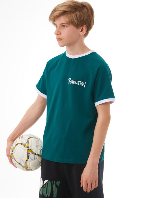 Футболка темный изумруд 231161404а - Nota bene фото 4