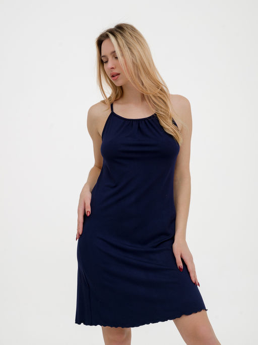 Ночная сорочка из вискозы Патриция-2 синий - Амадэль фото 7