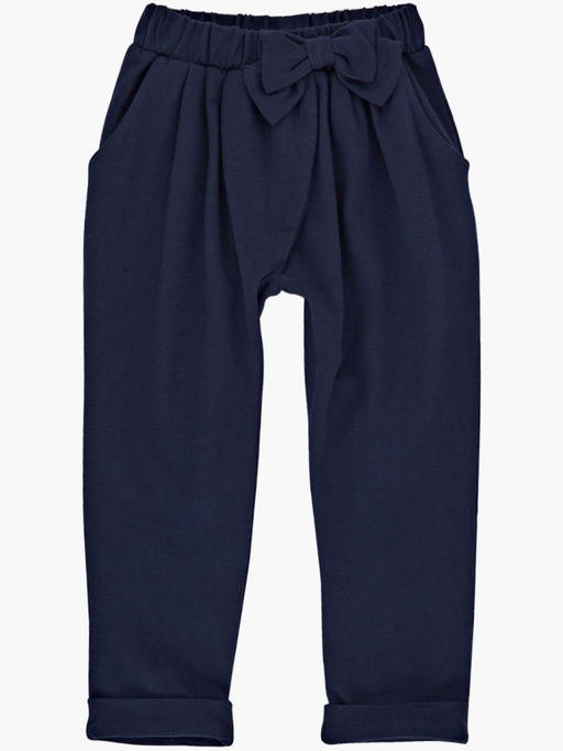 Брюки для девочки UD 3401 синий - Mini maxi фото 3