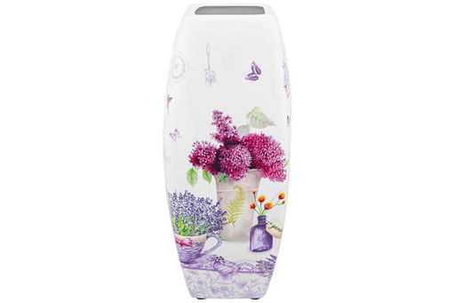 Ваза 3,15 л 12,5*12,5*30 см Лаванда квадрат, NEW BONE CHINA - Elan gallery фото 6