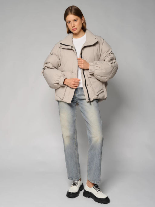 Куртка женская 12411-22044 beige