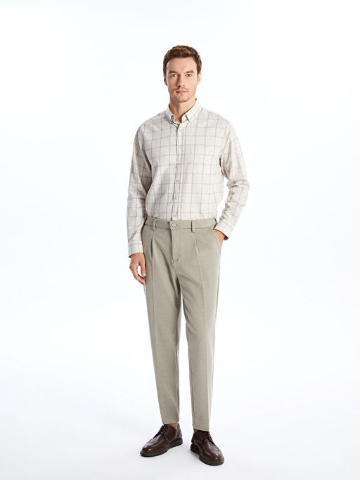 Regular Fit Uzun Kollu Ekose Erkek G?mlek