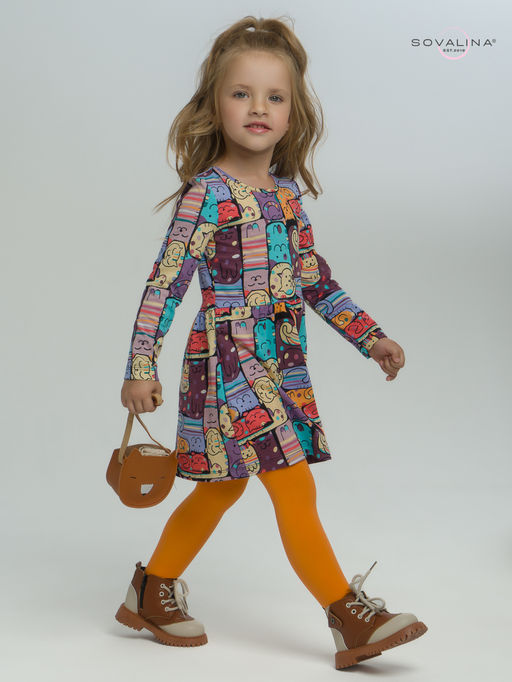 Платье Эля коты в горошек - Sovalina фото 9