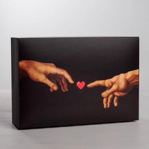 Цена за 2 шт. Коробка подарочная складная, упаковка, «LOVE», 16×23×7.5 см