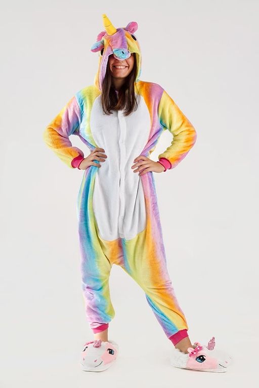 Пижама кигуруми Радужный Единорог