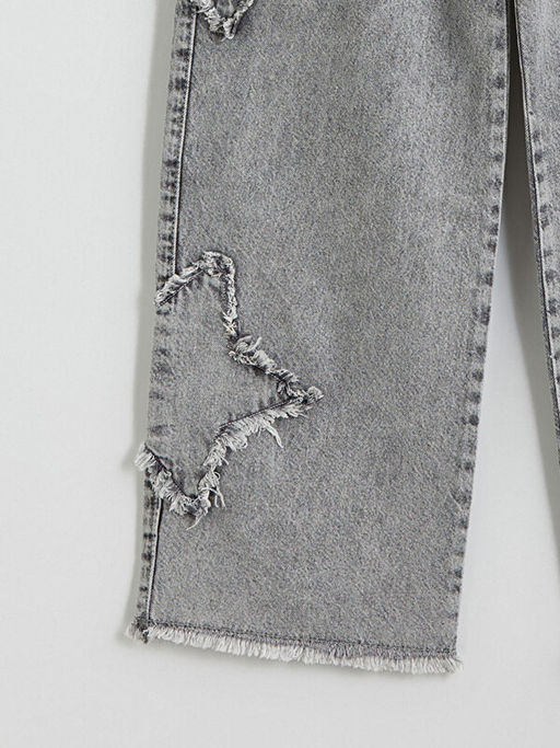 Wideleg K?z ?ocuk Jean Pantolon