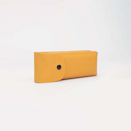 Футляр для очков на кнопке, длина 16 см, цвет жёлтый - Simaland фото 5