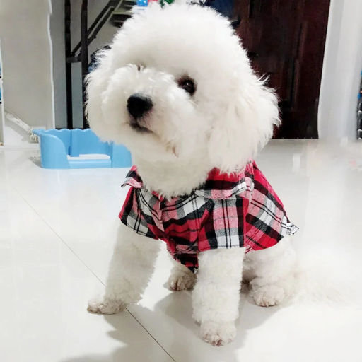 Кофта - рубашка фланелевая для мелких пород собак и кошек "BRO Style", цвет красный, р L