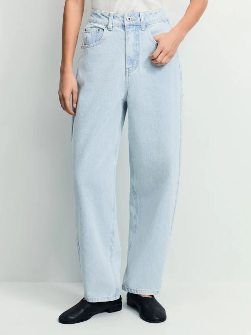 Джинсы barrel с высокой посадкой / Zarina  фото 2