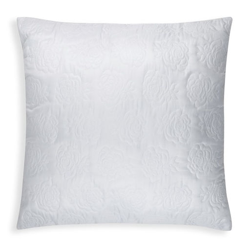 Подушка «Роза», 70×70 см, белая, полиэфирное волокно