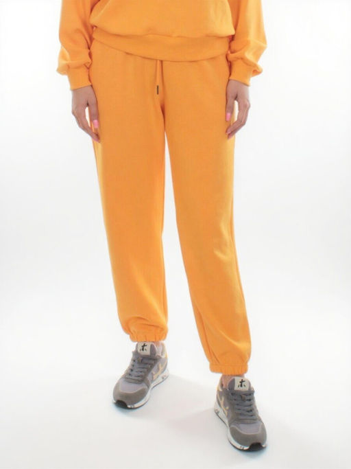 3404/3405 ORANGE Костюм спортивный женский (95% хлопок, 5% эластан)