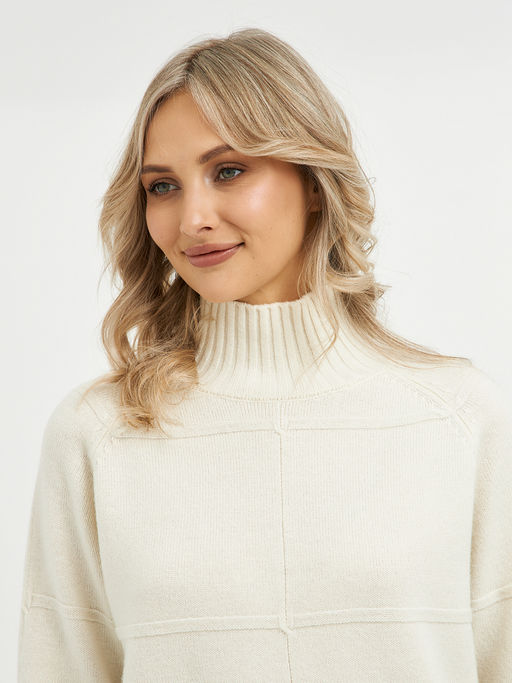 водолазка женская из шерсти в воротником стойка - Glenfield фото 7