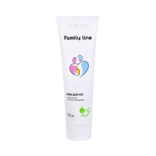 Liv-delano Family Line Крем для ног с ланолином и маслом макадамии, 100 мл