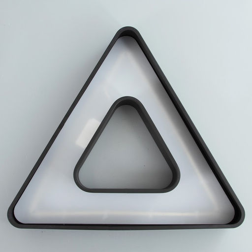 Люстра «Треугольник» LEd=36 Вт 4000К черный 60×46×70 см BayerLux