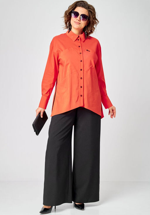 Рубашка EVA GRANT 7319 коралл