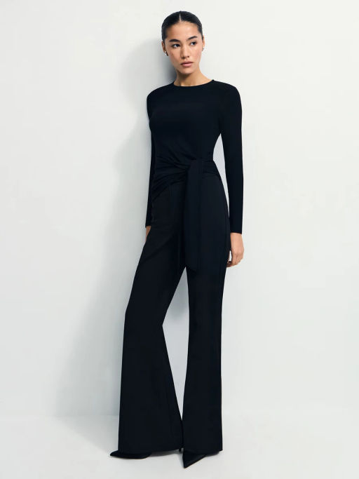 Лонгслив с декоративным узлом / Zarina фото 3