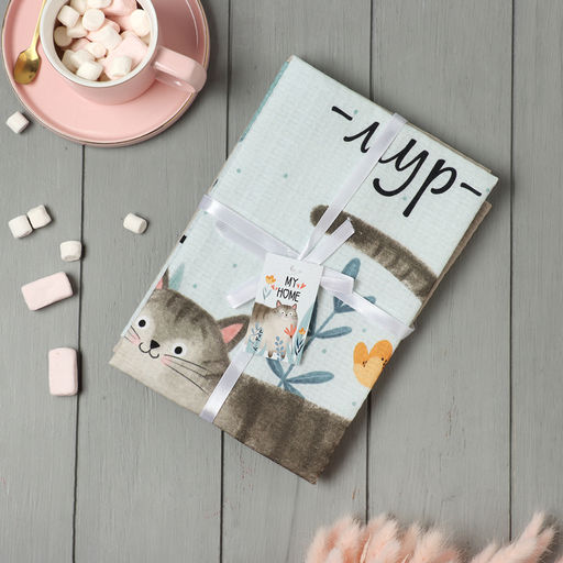 Набор полотенец Этель Пушистое счастье 2 шт, 100% хлопок  фото 13