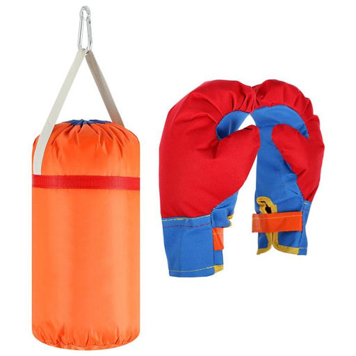 Набор боксёрский детский: перчатки, груша, d=20, h=35см, цвет МИКС - Simaland фото 6