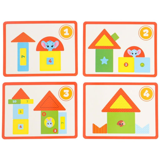 Детская развивающая игра Крошка Я «Маленький строитель / Транспорт», EVA + карточки, виды МИКС, Крошка Я