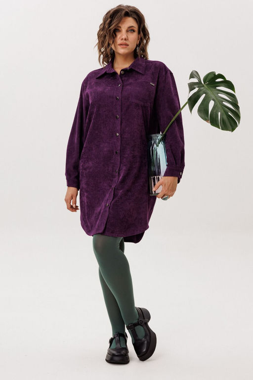 Платье ANELLI 1771 сливовая безмятежность  фото 4