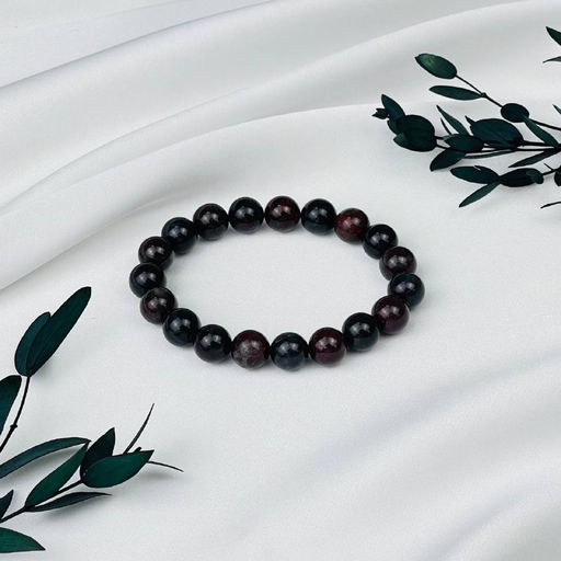 Браслет из Яшмы (Кровавик) 18 см - Радуга самоцветов фото 2