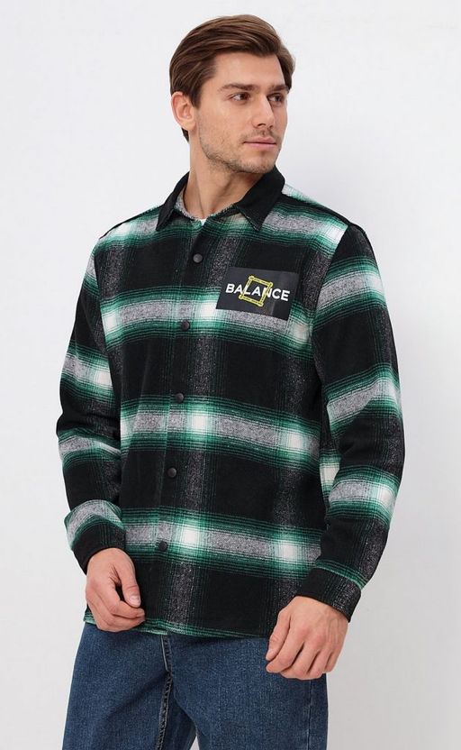 Рубашка фланель TP321-0480 green - Primm фото 11