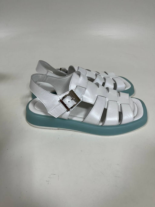 Босоножки EDART 2025.22203 blu. Белый перла R