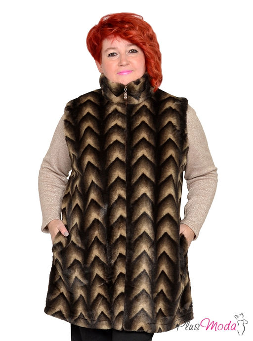 Жилет Модель №1775 размеры 44-84 - Plusmoda фото 9