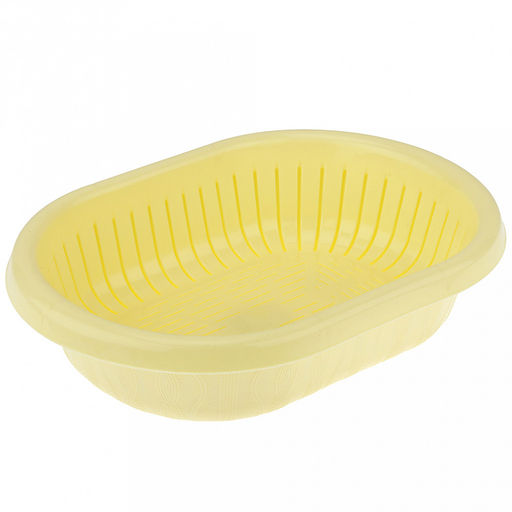 "Жасмин" Хлебница пластмассовая 31х24х13см, со вставкой, прозрачная крышка, полипропилен, т.м. NECO (Россия)